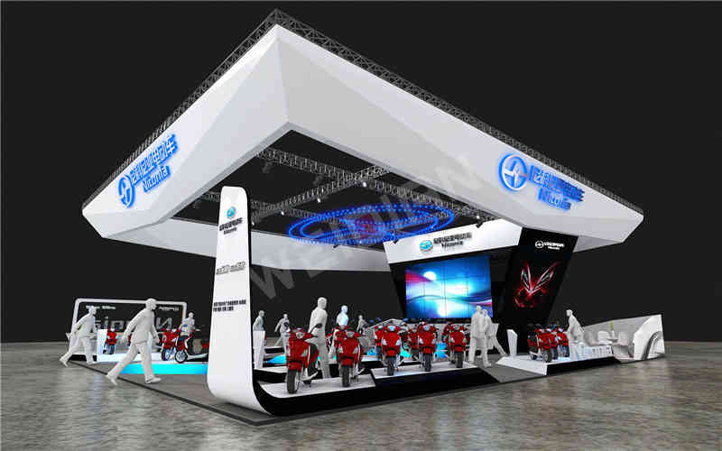 尼科尼電動車廣州展臺設(shè)計搭建