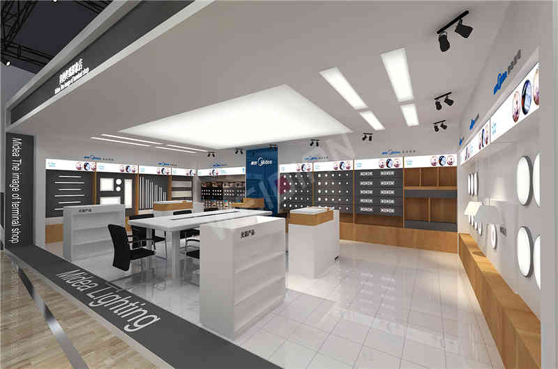 美的廣州國際照明展覽會-光亞展廣州展臺設計搭建