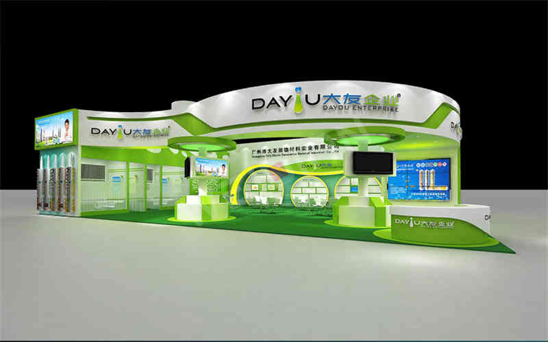 廣州展臺裝修設計公司助力大友裝飾材料廣州國際建筑裝飾展覽會CBD廣州展臺設計搭建