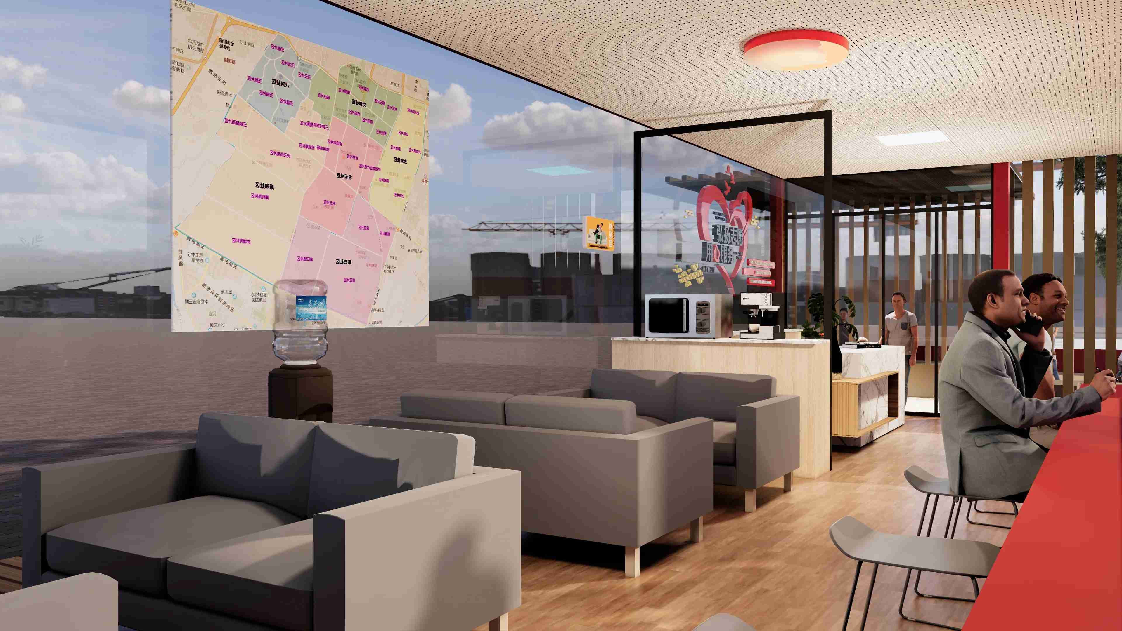 廣東佛山黨群服務(wù)驛站、廣東暖心驛站、廣東愛心驛站設(shè)計施工