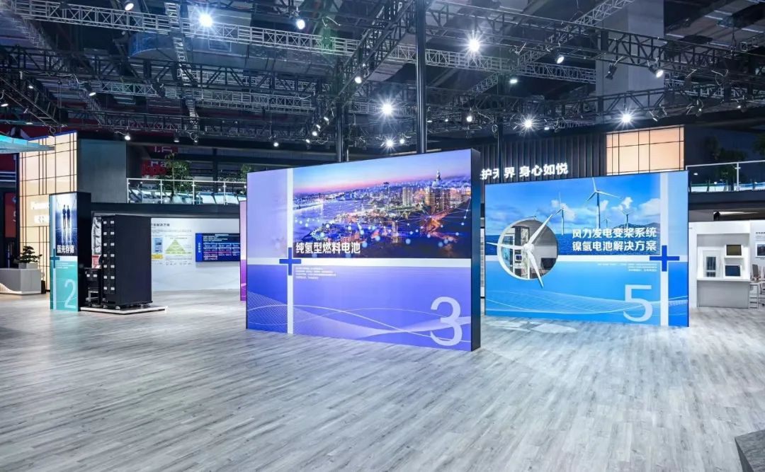 武漢展位設計搭建公司領你看最具有創意00家企業展臺的2023進博會(松下展位)4