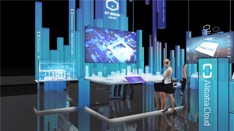 江蘇亨通光電股份有限公司參展廣州國際會議中心展覽設(shè)計展臺搭建4